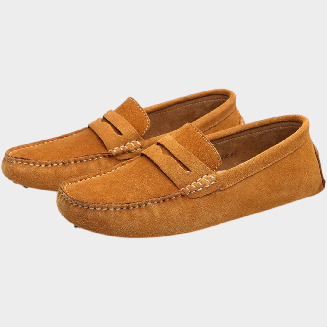 Women's Suede Penny Loafers