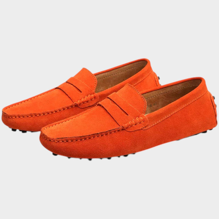 Women's Suede Penny Loafers