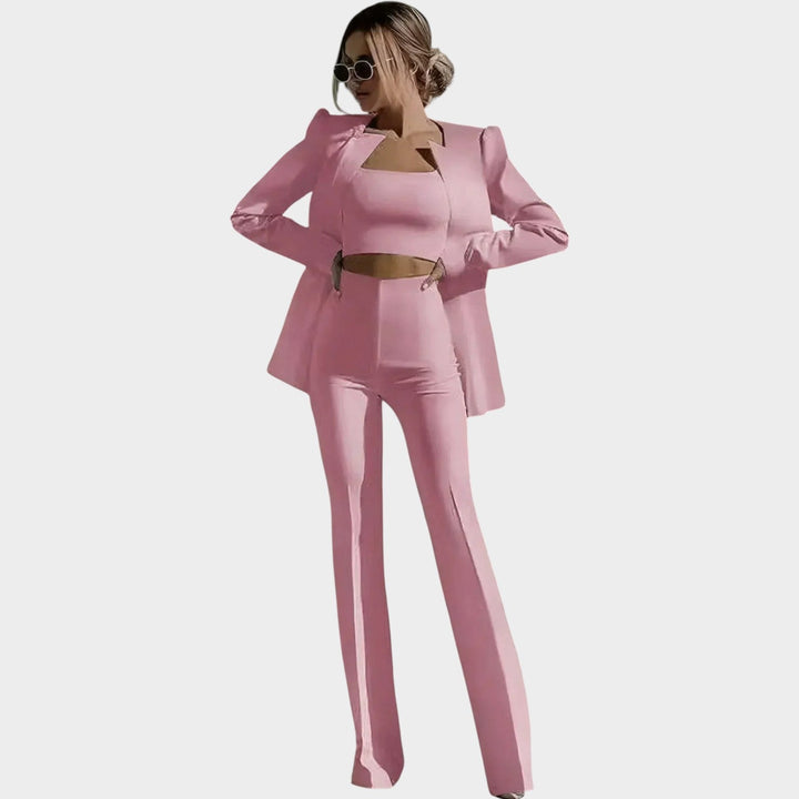 Women's Suit Tailored Three Piece Set