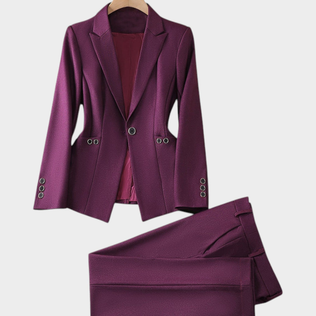 Women's Suit Tailored Business Two-Piece Set