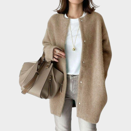 Casual Button Front Knitted Cardigan
