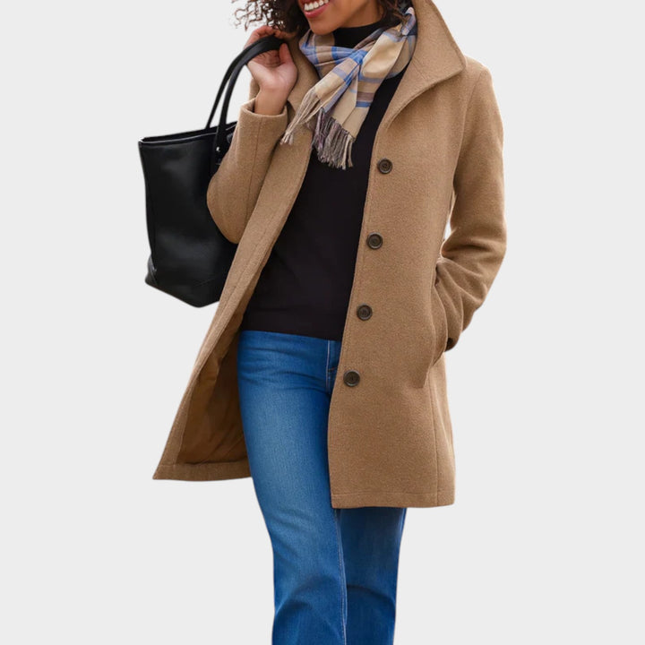 Winter Classic Mid Length Button Coat
