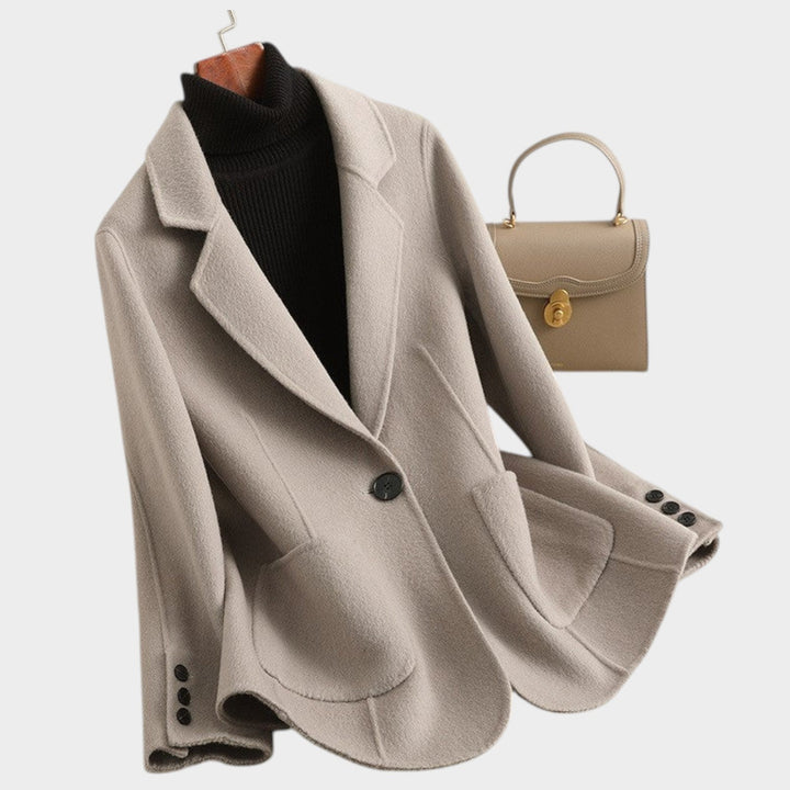 Women's Blazer Wool Oversized Single Breasted
