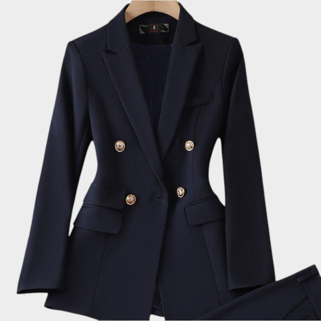 Women's Suit Double Breasted Two-Piece Set