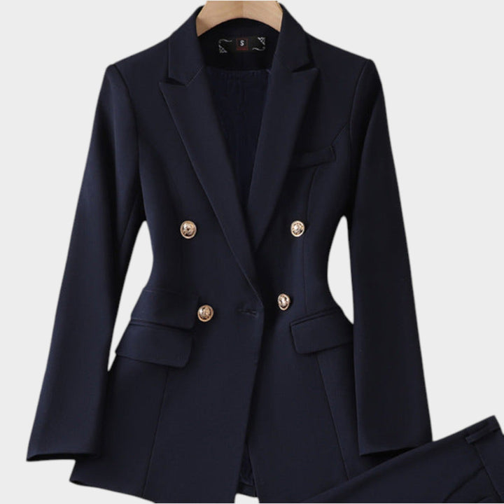 Women's Suit Double Breasted Two-Piece Set