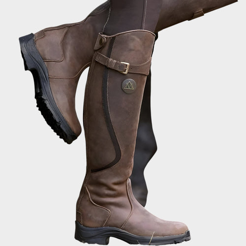 Leather Knee High Waterproof Country Boots