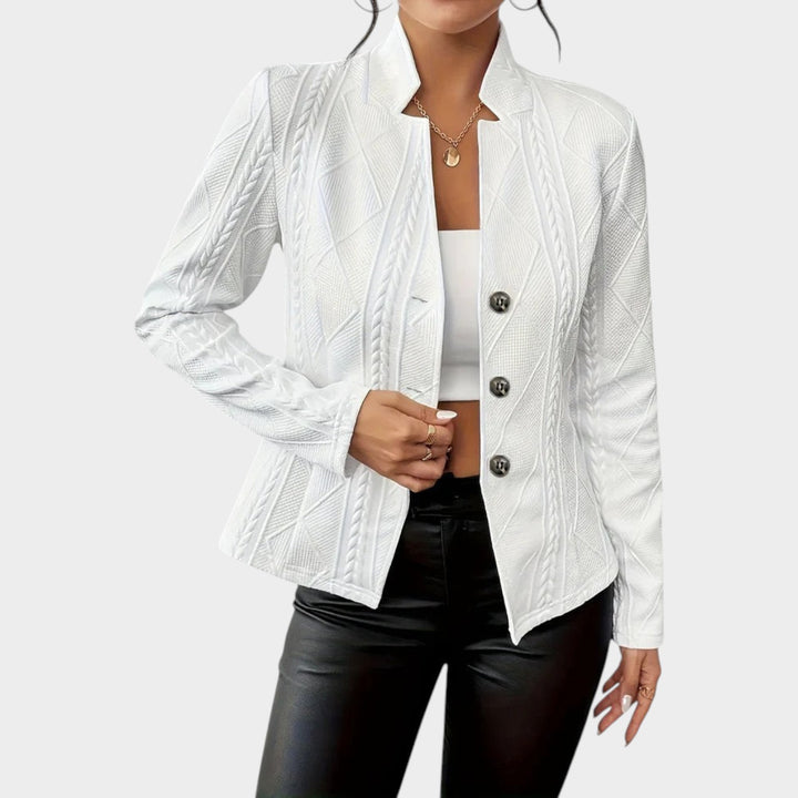 Textured Button Jacket