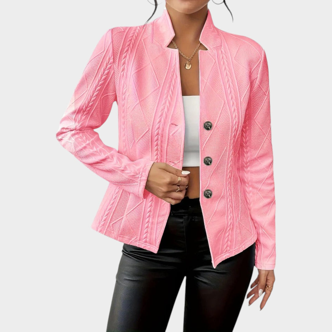 Textured Button Jacket