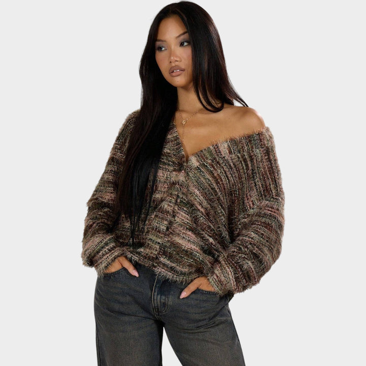 Women’s Knit Cardigan Oversized Long Sleeve