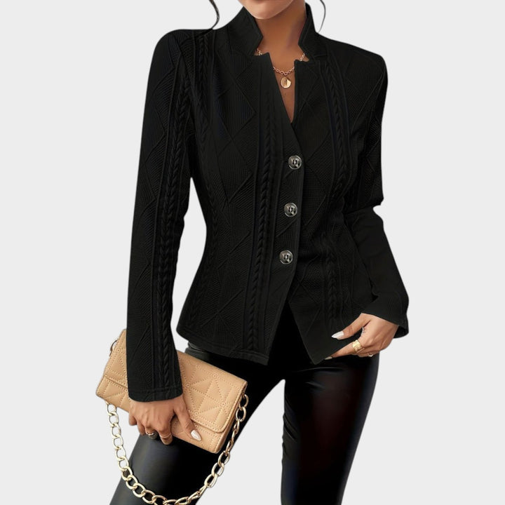 Textured Button Jacket
