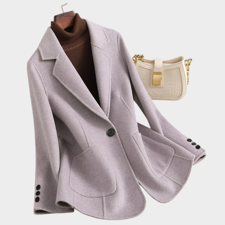 Women's Blazer Wool Oversized Single Breasted