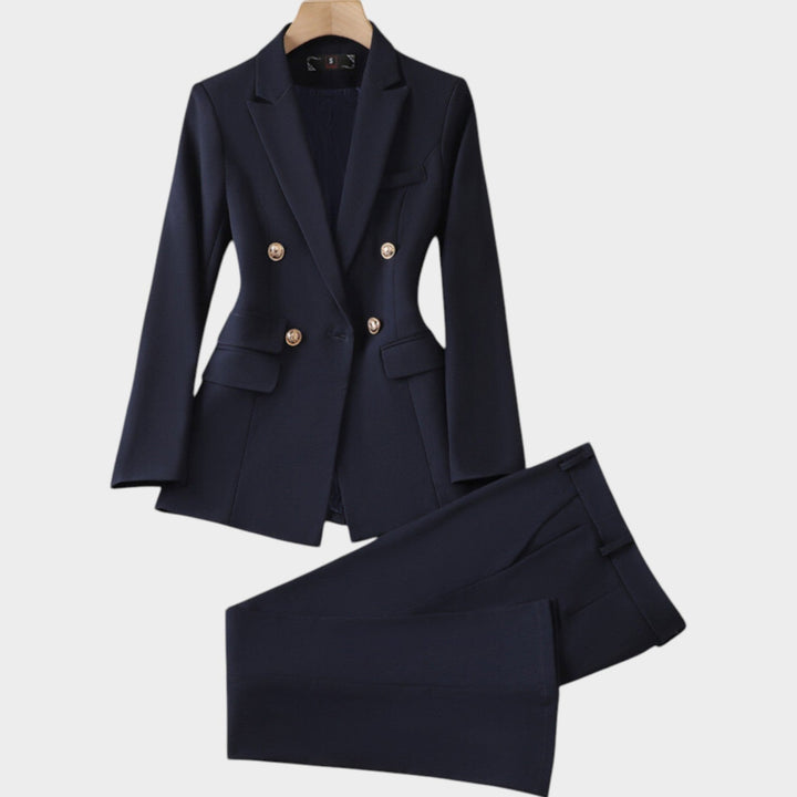 Women's Suit Double Breasted Two-Piece Set