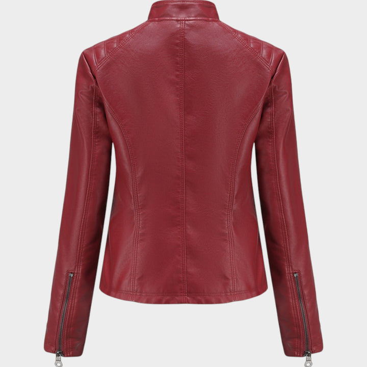 Leather Motorcycle Biker Jacket