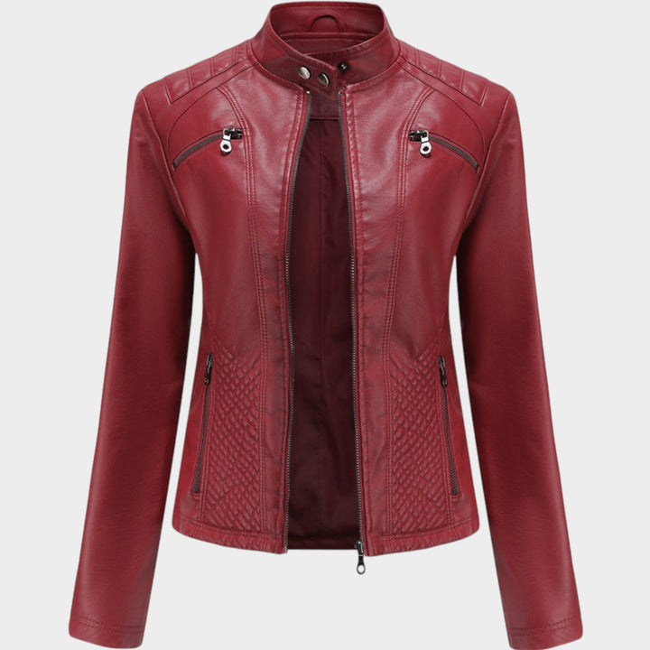 Leather Motorcycle Biker Jacket