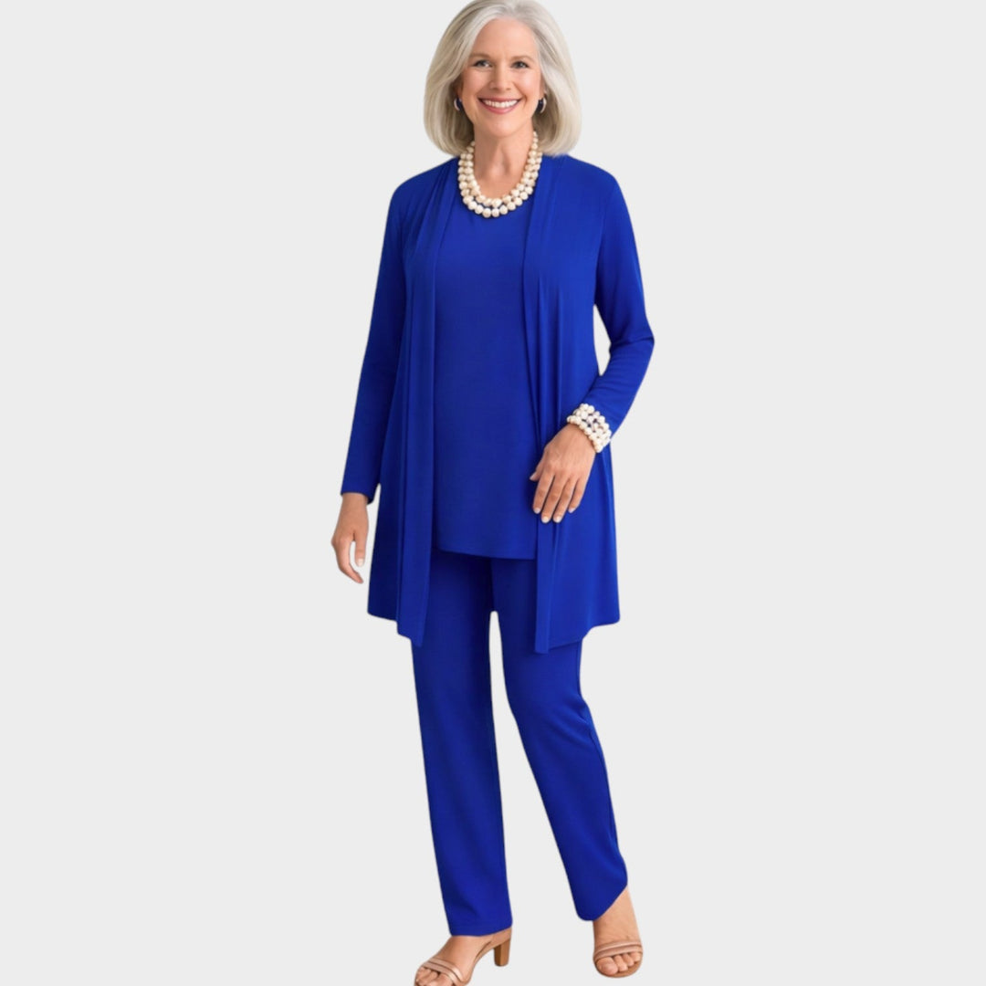 Women's Suit Soft Knit Three Piece Set