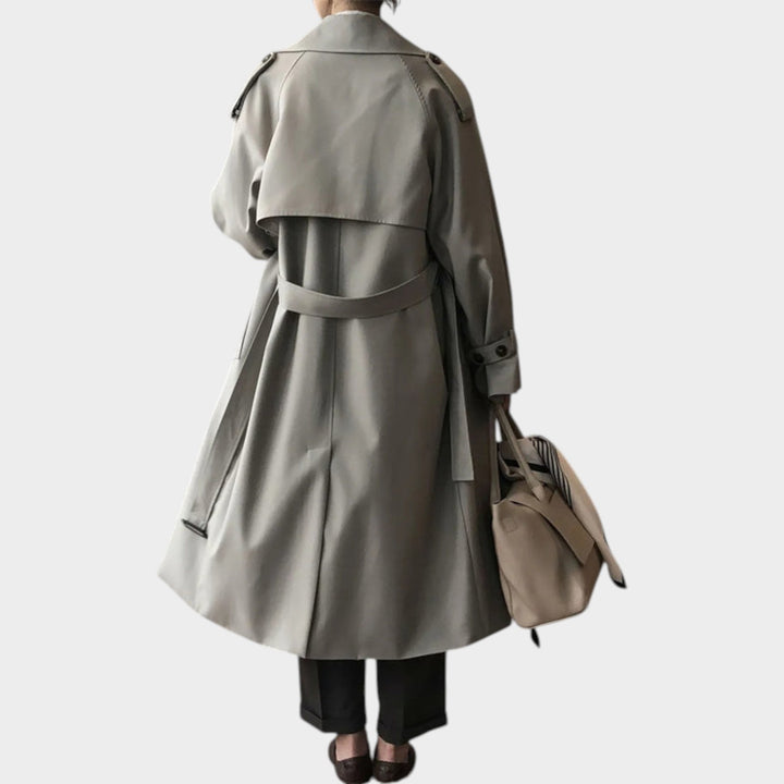 Oversized Double Breasted Trench Coat