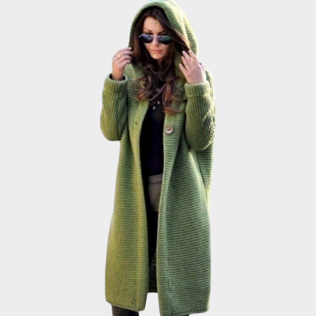 Long Chunky Knitted Cardigan
