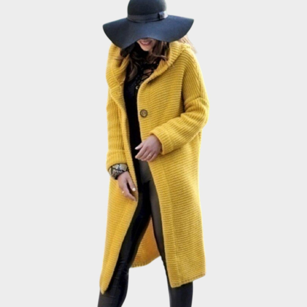 Long Chunky Knitted Cardigan