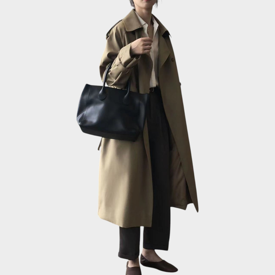 Oversized Double Breasted Trench Coat