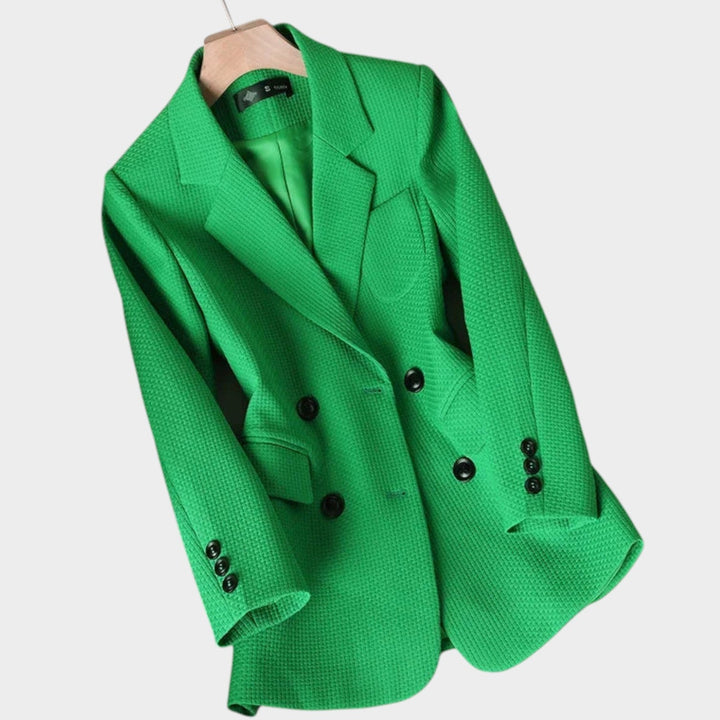 Women's Blazer Wool Oversized Double Breasted