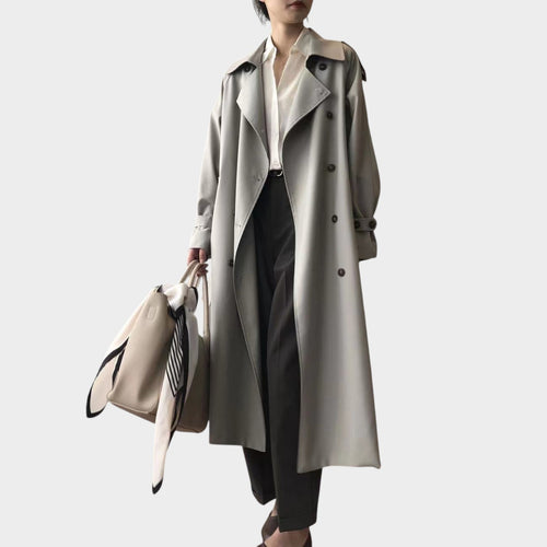 Oversized Double Breasted Trench Coat
