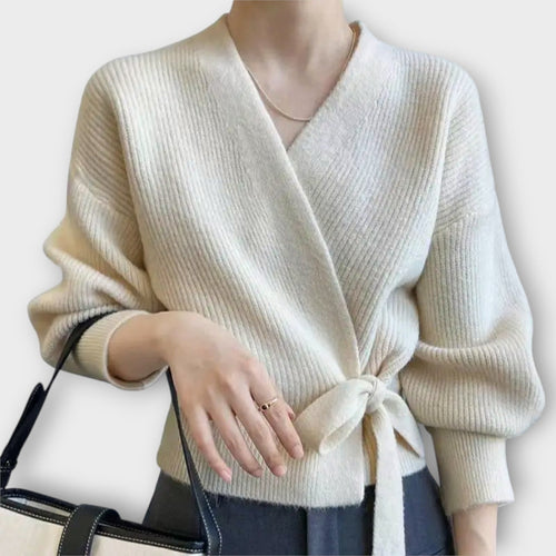 Wrap Tie Knitted Cardigan