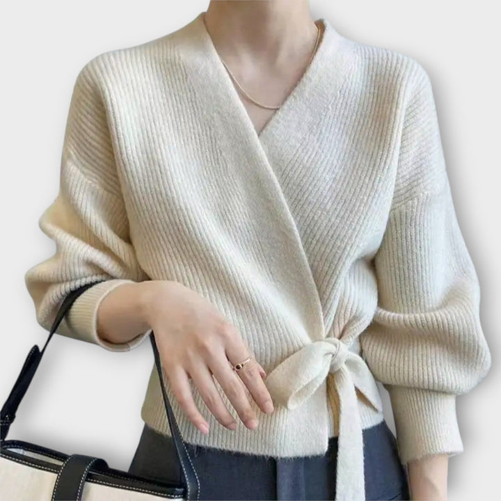 Wrap Tie Knitted Cardigan