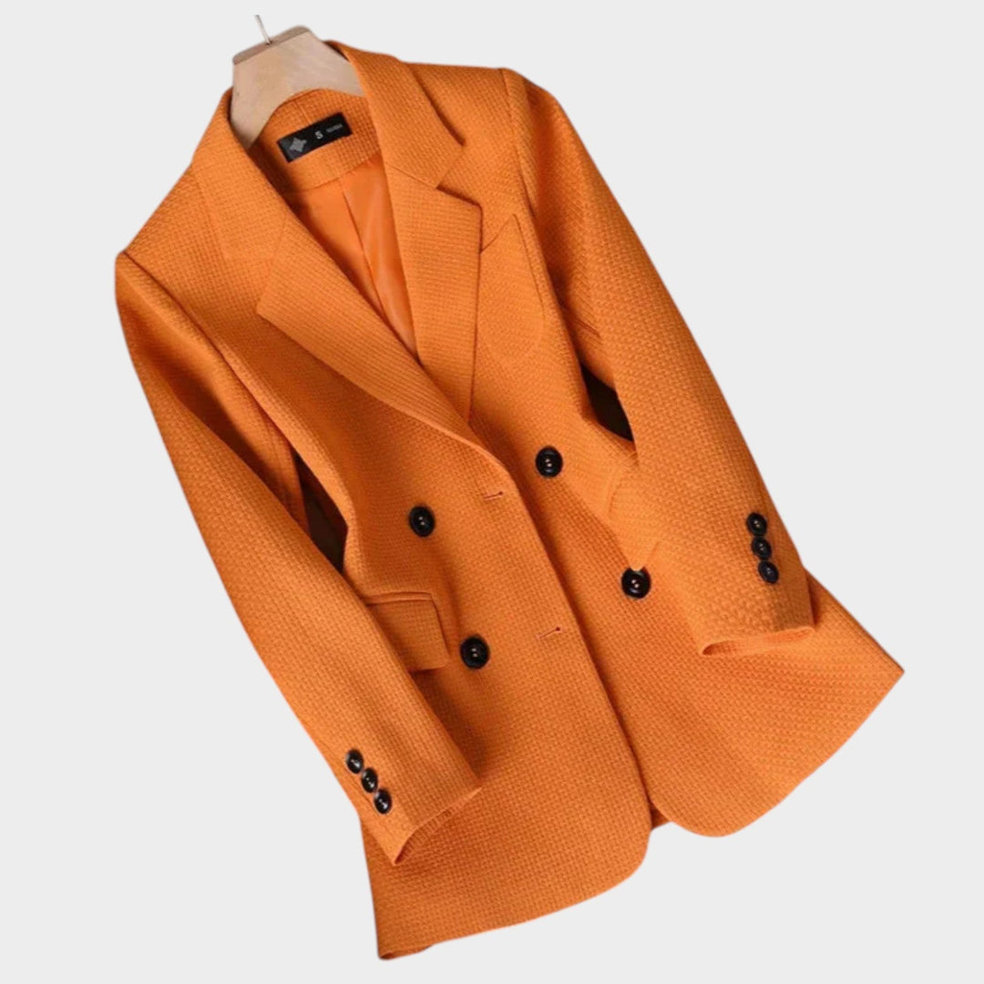 Women's Blazer Wool Oversized Double Breasted