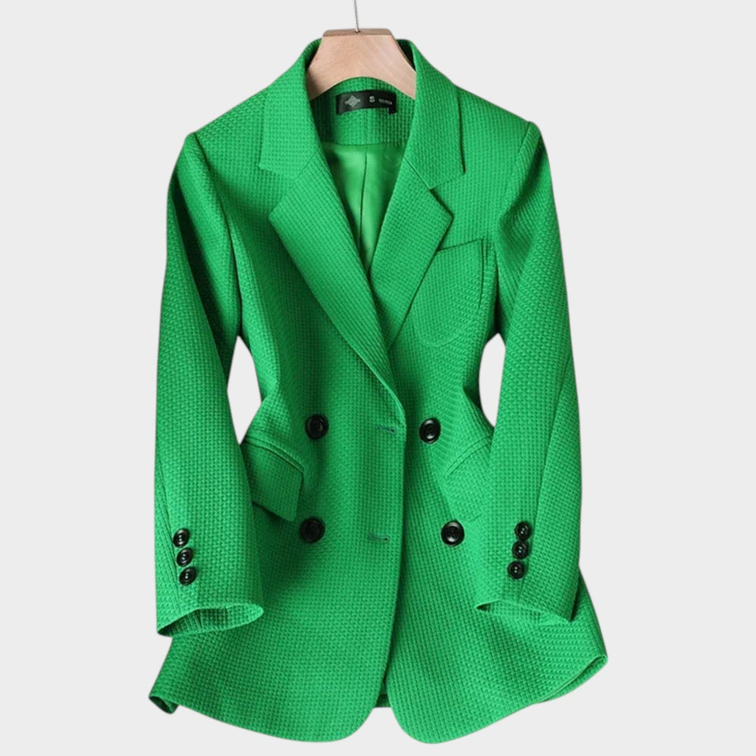 Women's Blazer Wool Oversized Double Breasted