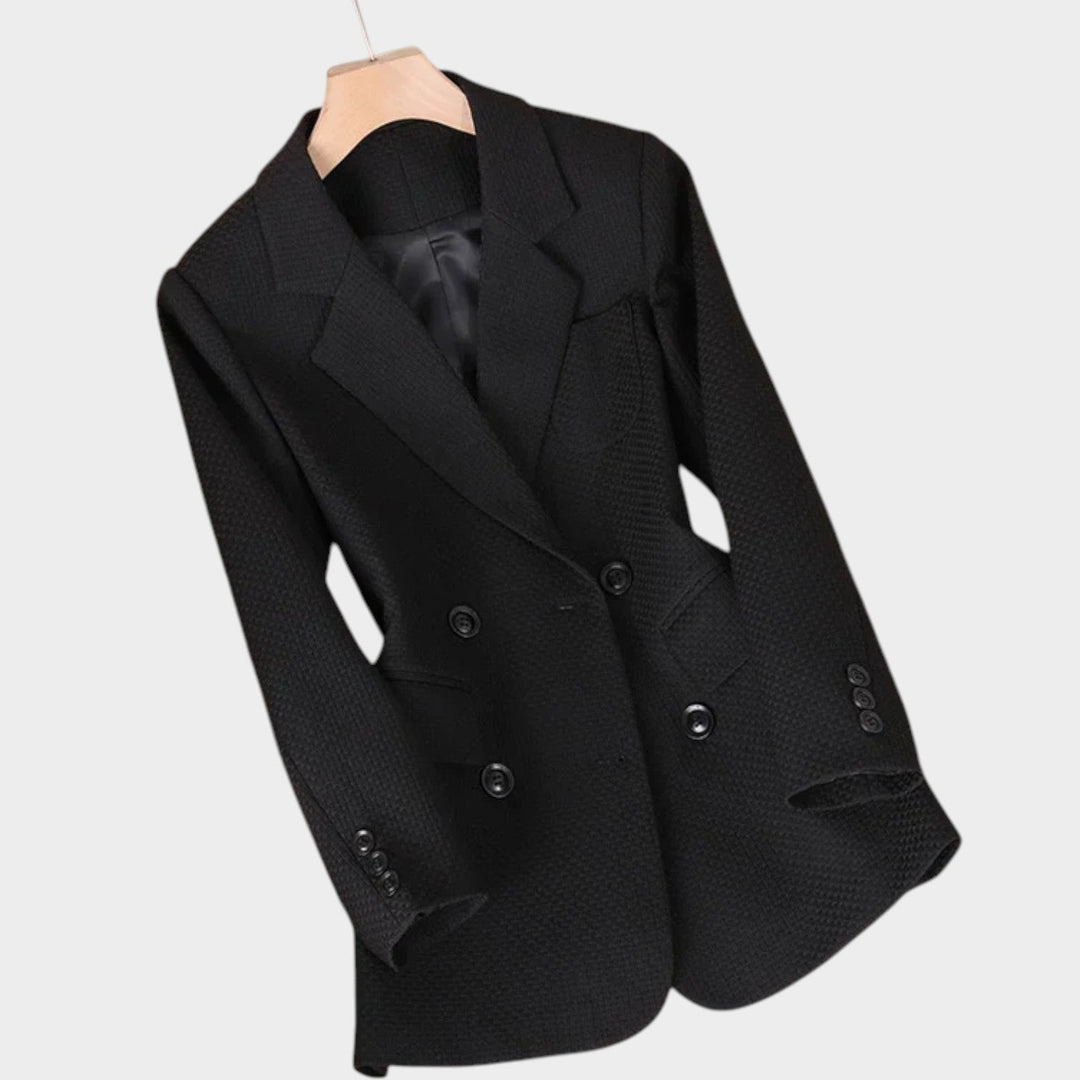 Women's Blazer Wool Oversized Double Breasted