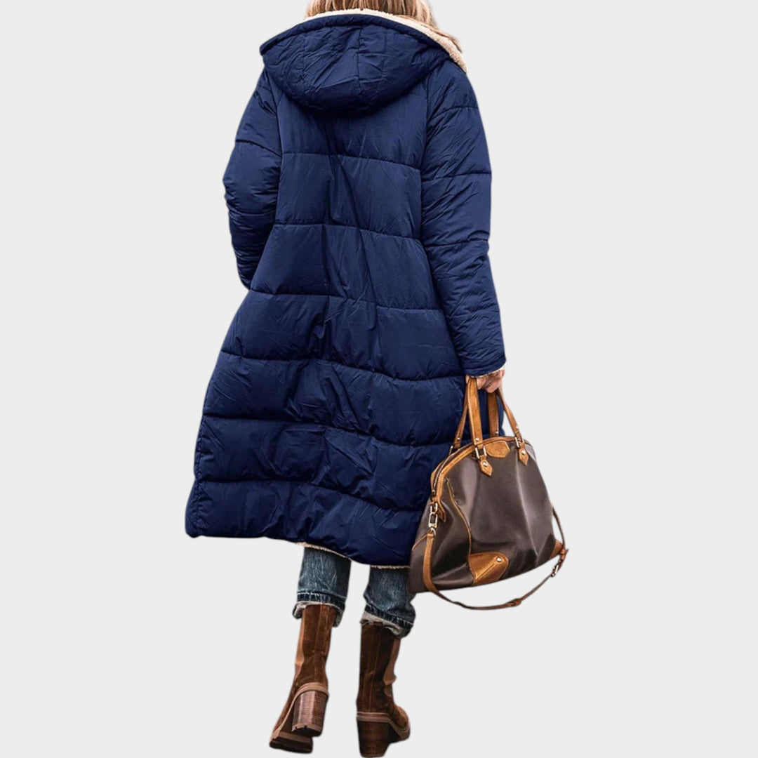 Long Comfortable Winter Wool Coat