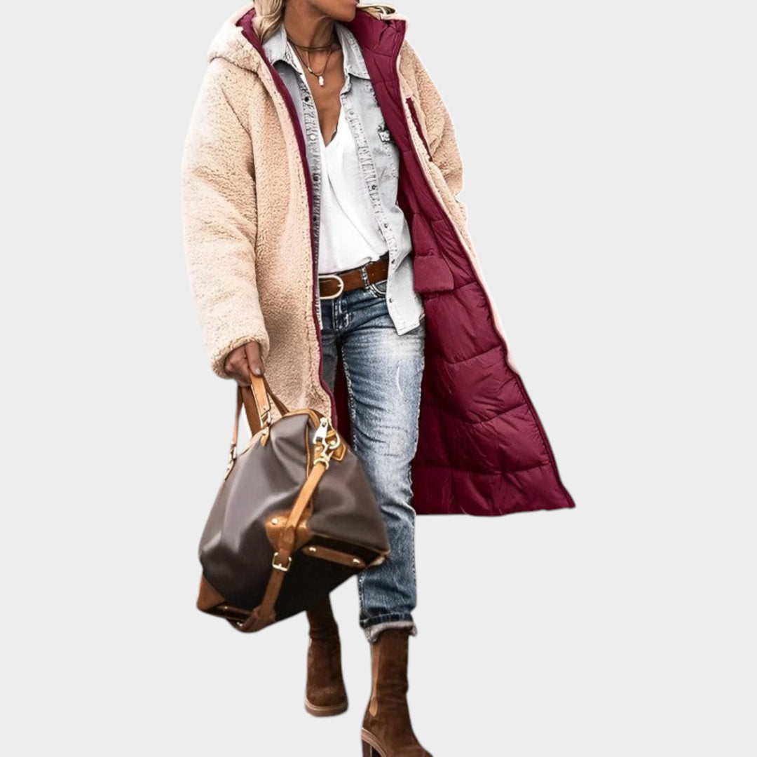 Long Comfortable Winter Wool Coat