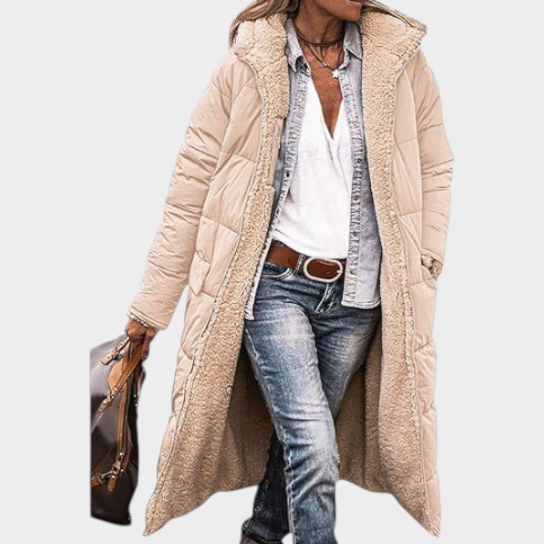 Long Comfortable Winter Wool Coat
