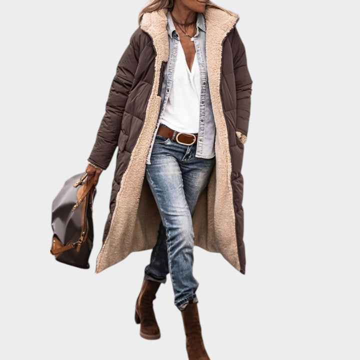Long Comfortable Winter Wool Coat