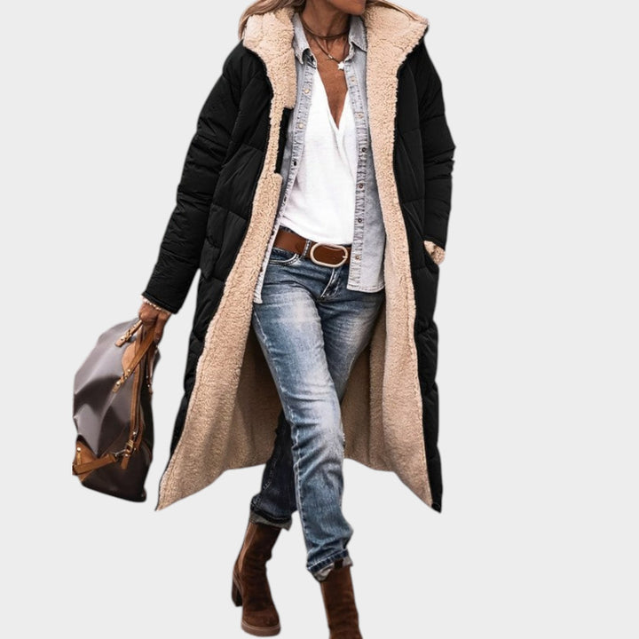 Long Comfortable Winter Wool Coat
