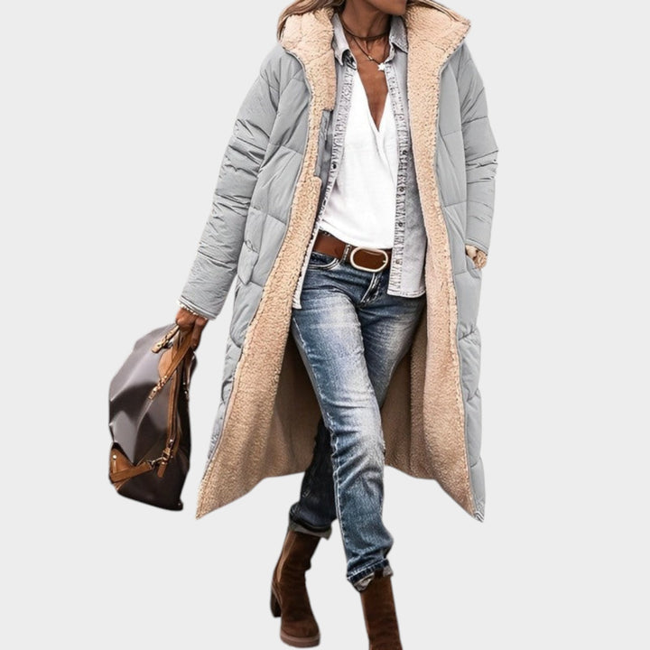 Long Comfortable Winter Wool Coat