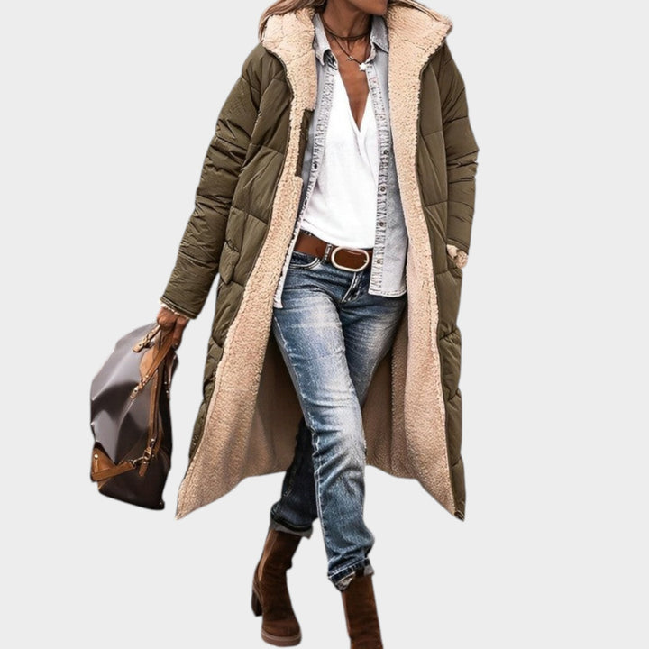 Long Comfortable Winter Wool Coat
