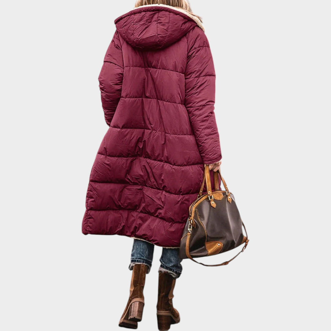 Long Comfortable Winter Wool Coat