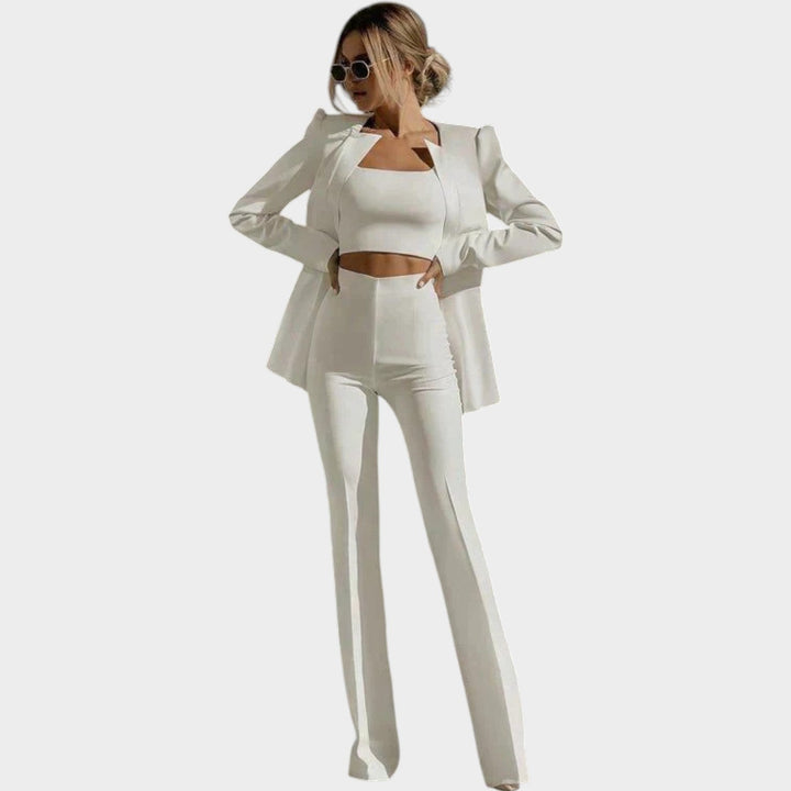 Women's Suit Tailored Three Piece Set