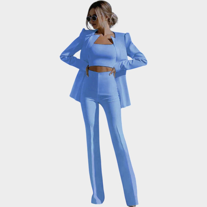Women's Suit Tailored Three Piece Set