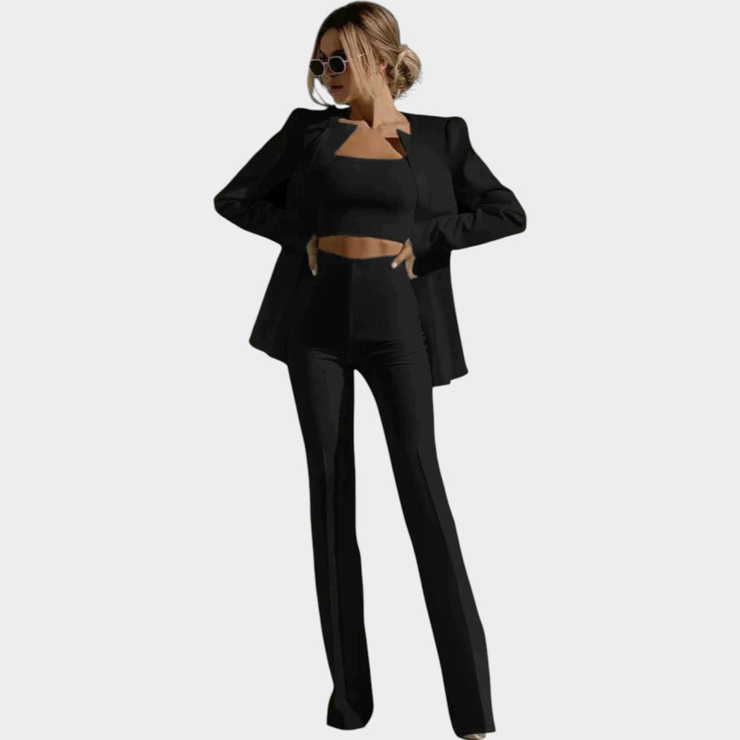 Women's Suit Tailored Three Piece Set