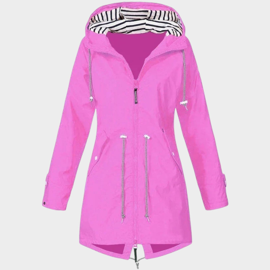 Waterproof Hooded Trench Coat