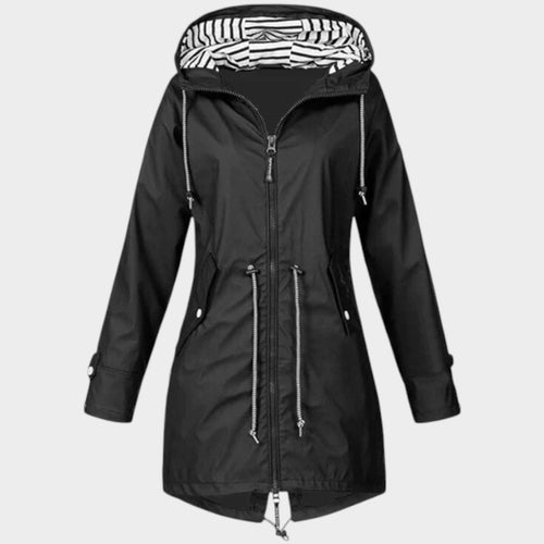 Waterproof Hooded Trench Coat