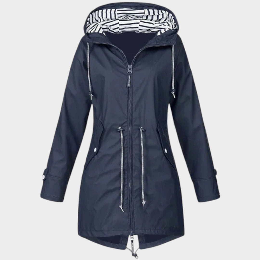 Waterproof Hooded Trench Coat