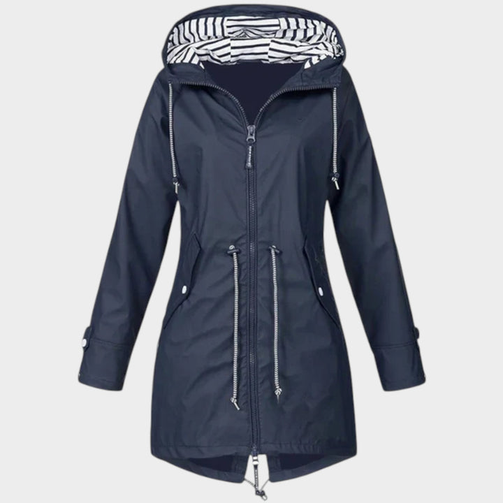 Waterproof Hooded Trench Coat