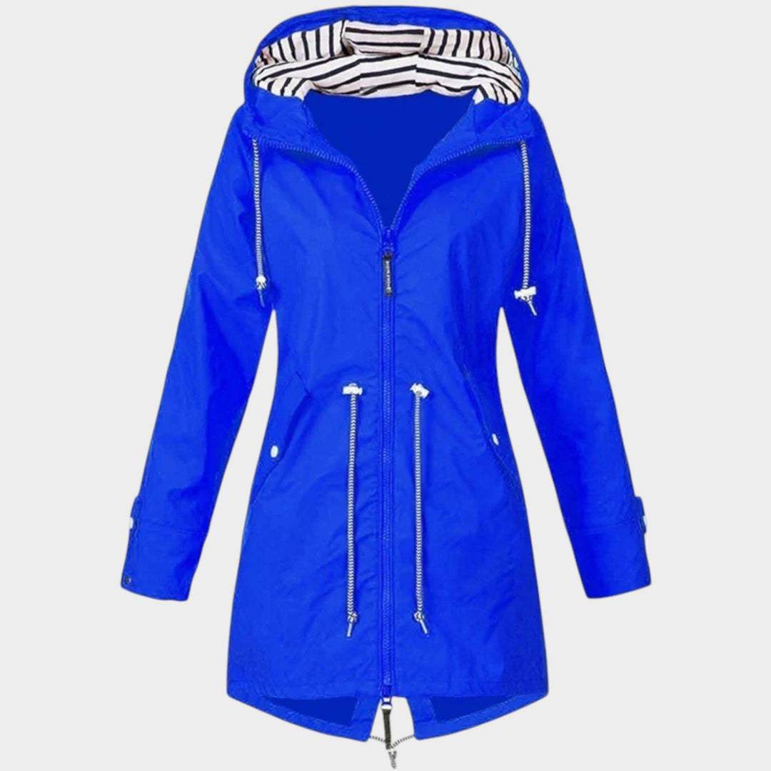 Waterproof Hooded Trench Coat