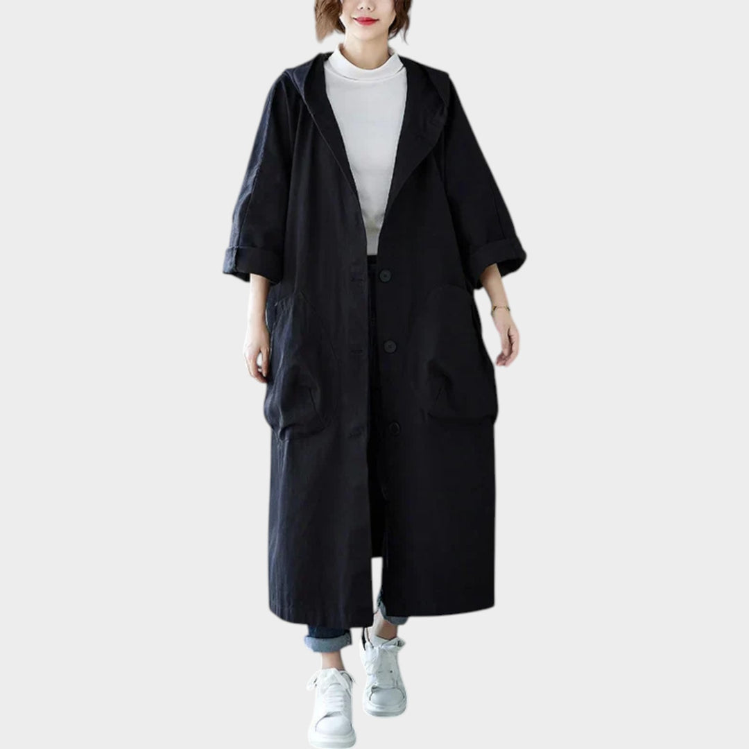 Oversized Waterproof Longline Trench Coat