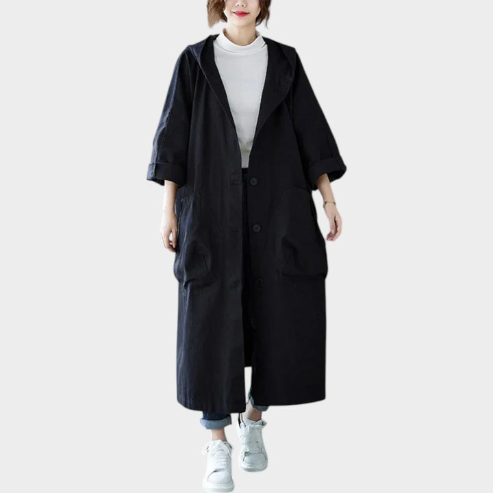 Oversized Waterproof Longline Trench Coat