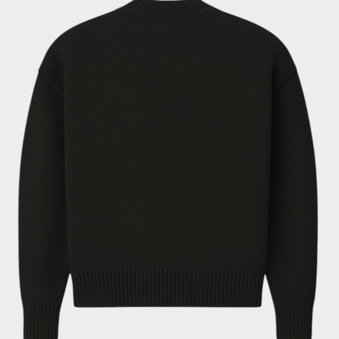 Heart Crew Neck Knitted Jumper