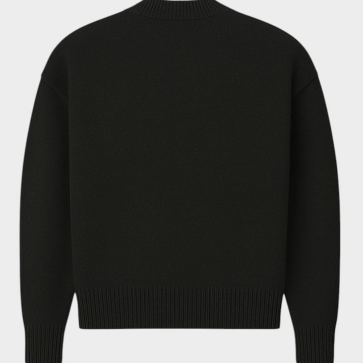 Heart Crew Neck Knitted Jumper